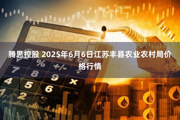 腾思控股 2025年6月6日江苏丰县农业农村局价格行情