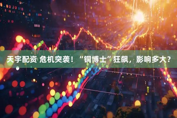 天宇配资 危机突袭！“铜博士”狂飙，影响多大？