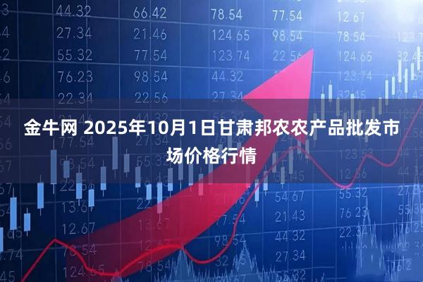 金牛网 2025年10月1日甘肃邦农农产品批发市场价格行情